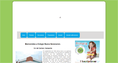 Desktop Screenshot of nuevageneracion.edu.mx